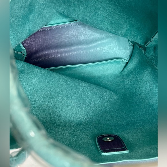 Pixie Mood Vegan Rachel Small Tote, Ocean Ombré, NWT - Picture 10 of 11